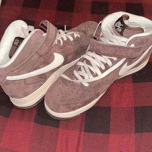 Air Force 1s mid ‘07 QS chocolate/cream